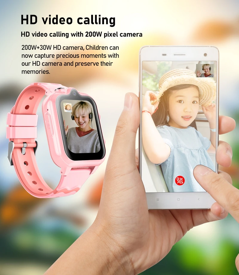 Wonlex Smart Watch Kids 4G Video Call Dual Camera KT18Pro Whatsapp Android8.1 SOS GPS Watch