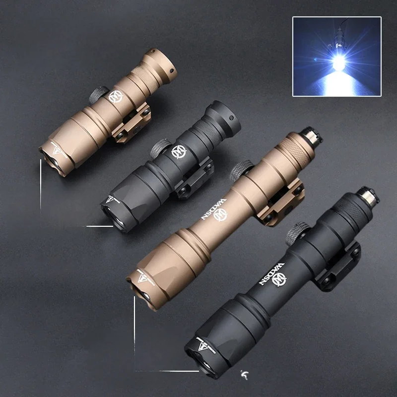 WADSN Airsoft Surefir M600C M600 M300 Taktyczna Latarka Scout Light AR15 do Broni, Latarka LED do Polowań, Reflektor SF M300A, Lampa do Broni — zdjęcie 2