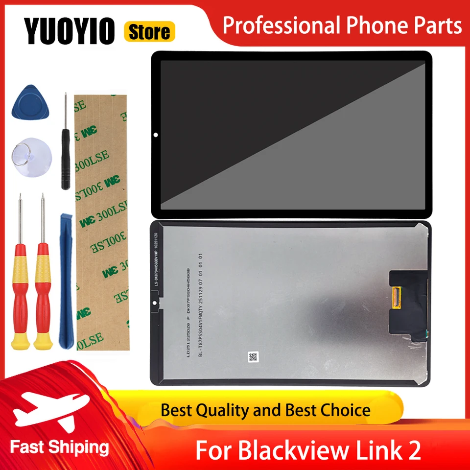 Pantalla LCD Original Nueva para Blackview Link 2 Link 8 Zeno 10 Tablet PC Touch Screen Digitizer Repuestos Herramientas de Desarme Gratis 3