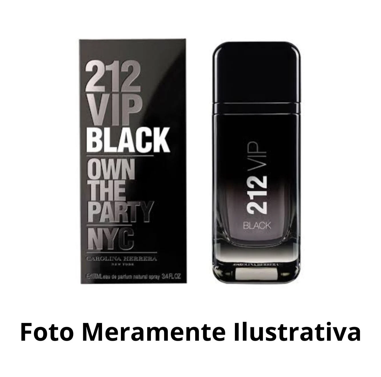 Perfume 212 Vip Black Luci Luci M65.