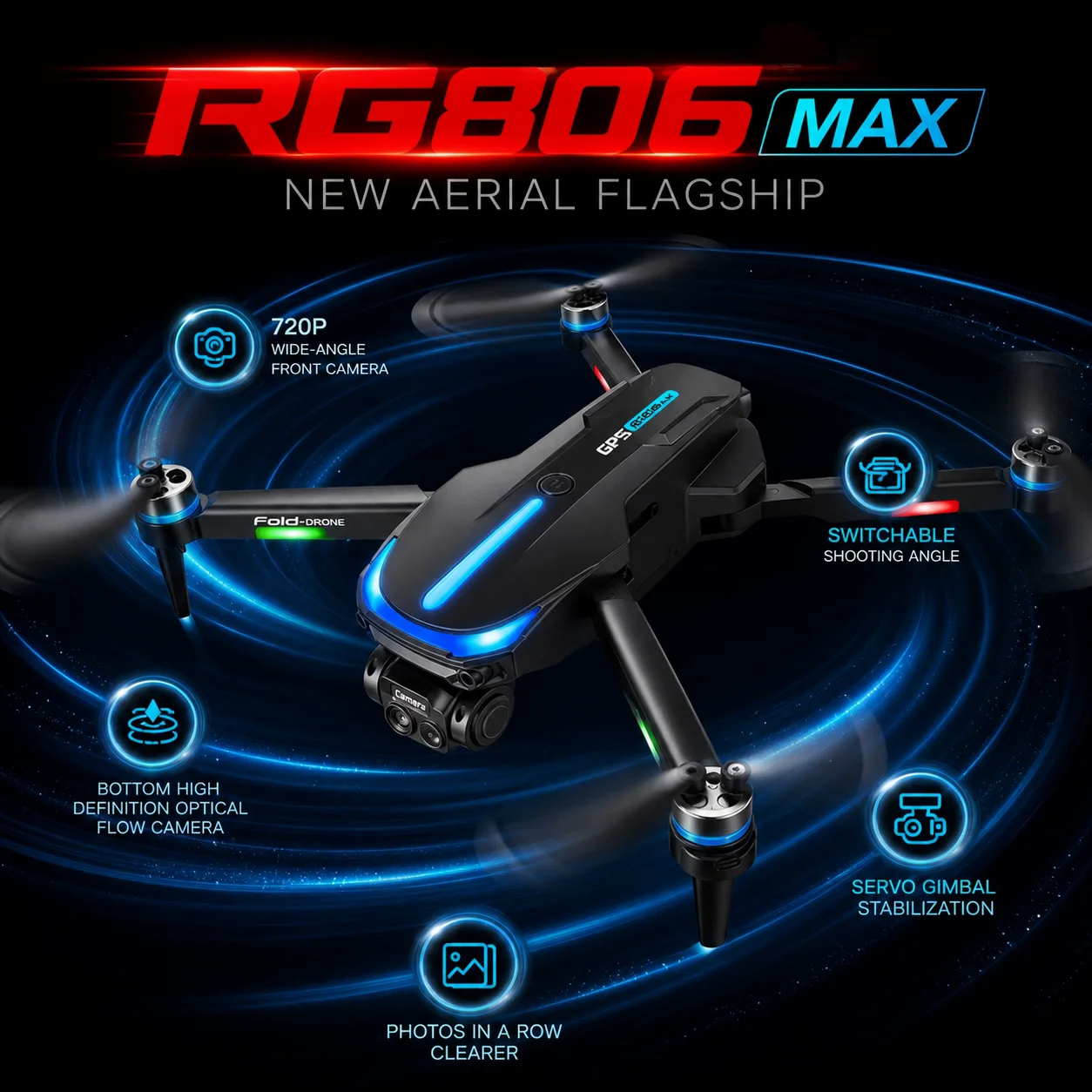 GPS-Drohne mit 4K-Kamera, bürs – Drone App Rc Fpv Bewertung und Preis