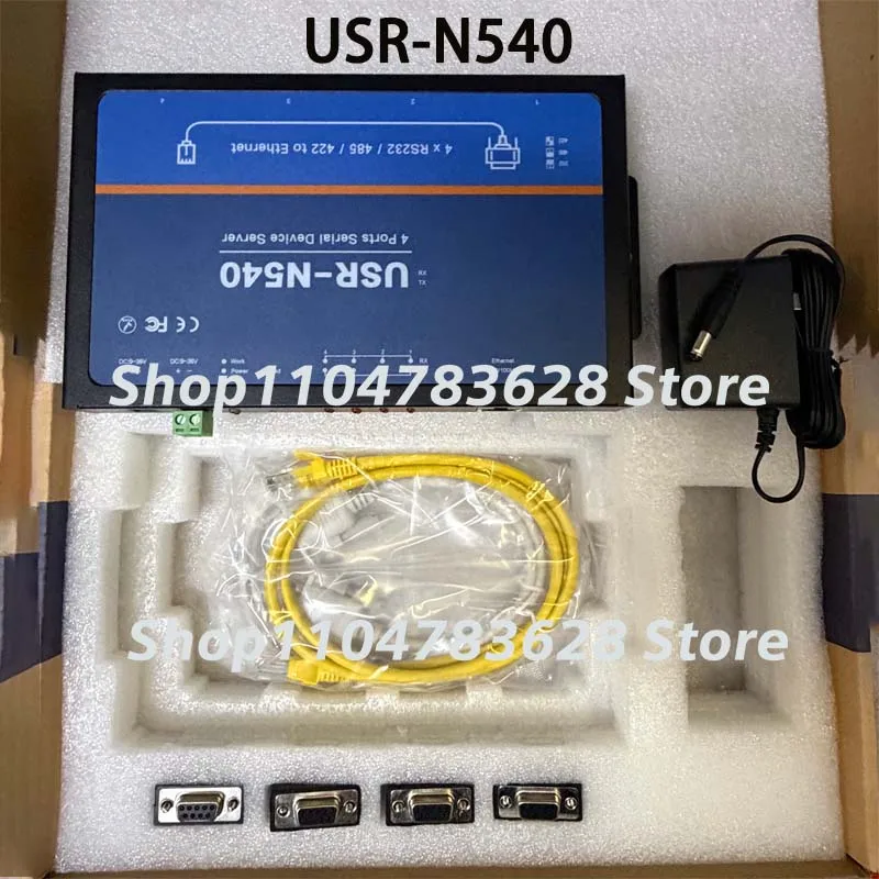 Brand New Original USR-N540 RS-232 / RS-485 / RS-422  ，1× RJ45 ，10/100 Mbps  ，600～230.4 Kbps
