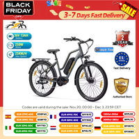 Touroll MA2 250W Mid-Drive Motor Electric Bike 36V 13Ah Battery 27.5” Tire 25km/h Max Speed 100km Max Range Hydraulic Disc Brak