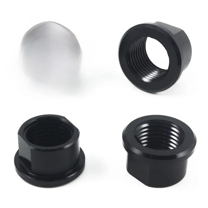 AliExpress heppe Bicycle Thru Axle Cap M15x1.5mm Bike Hubs Tube Shaft Skewers Nut 1.5mm Thread Pitch Front Axle Nuts M15 Bicycle Accessories