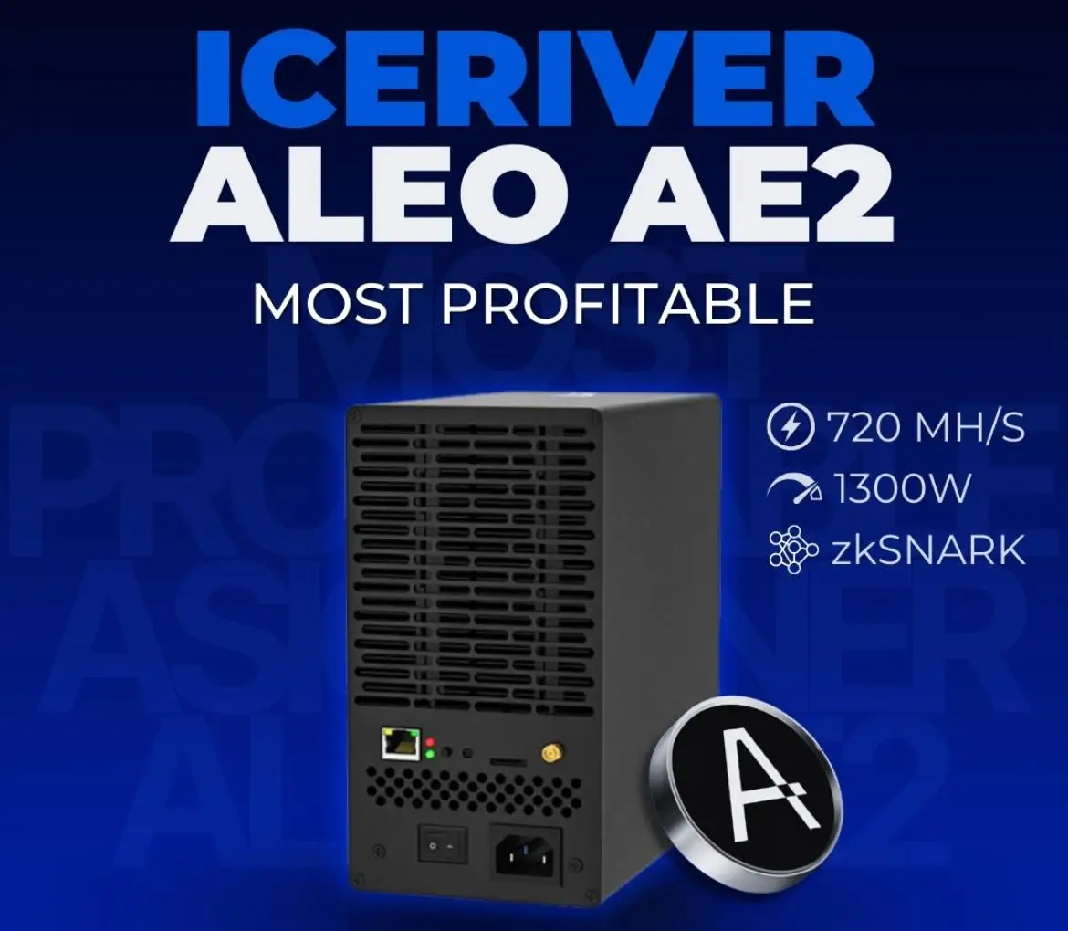 

Buy 3 Get 2 Free IceRiver ALEO AE2 720M ALEO Miner