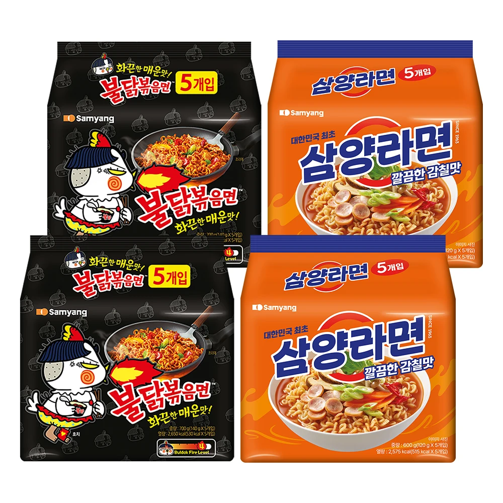 [Samsung Food] Samyang Ramen 10ea + Buldak Ramen 10ea