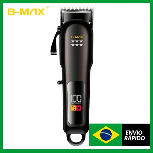 Máquina de Corte Recarregável com Visor LCD 5W BM-C028 - B-Max