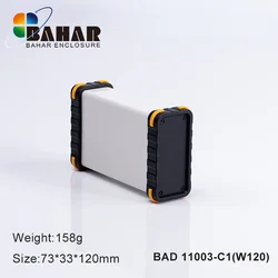 Bahar Aluminum Enclosure Wire Junction Box Instrument Shell Battery Case Model BAD11003 DIY amplifier enclosure power supply box