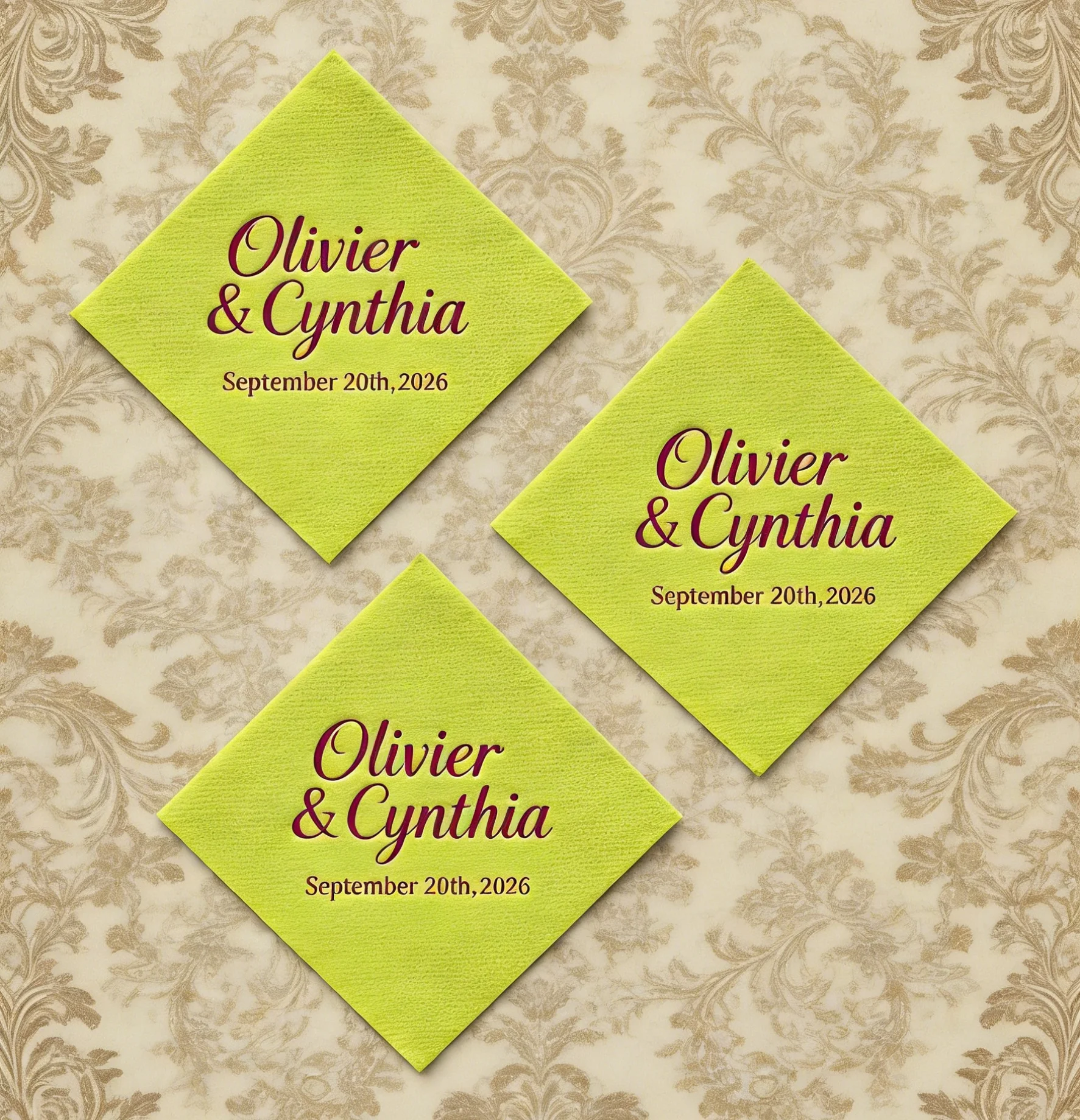 

25-100 шт. персонализированных свадебных коктейльных салфеток, бумажные салфетки с индивидуальной монограммой для свадьбы, девичника, дня рождения, вечеринки