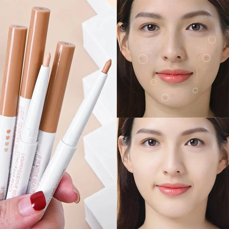 Crayon correcteur à couverture complète, bâton de couverture, crème anti-imperfections, fond de teint imperméable, outil de maquillage pour contour des sourcils, cosmétique