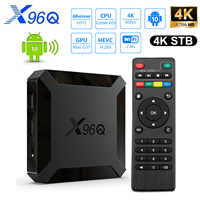 X96Q 2GB+16GB Smart TV Box Android 10.0 Allwinner H313 Quad Core 2.4G Wifi 4K H.265 Media Player 1GB 8GB Set Top Box