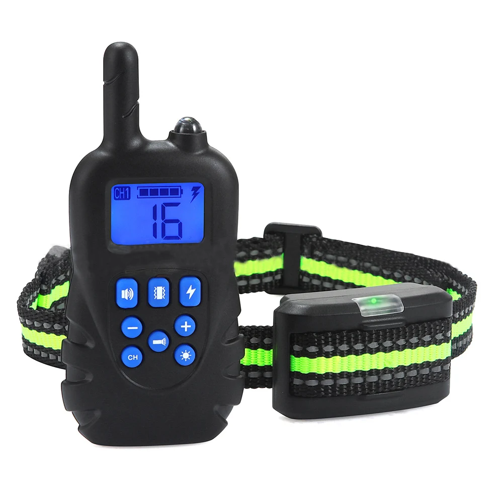 Bark Stopper Dog Training Pet Electronic Collar electronic Dog Training Device Pet Remote Control Dog Training Device Depth Wate