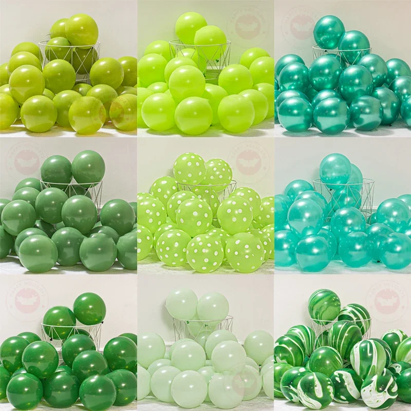 10 Zoll 20/50/100 stücke Vintage olivgrüne Avocado Tinte grünen Ballon Baby Geburtstags feier