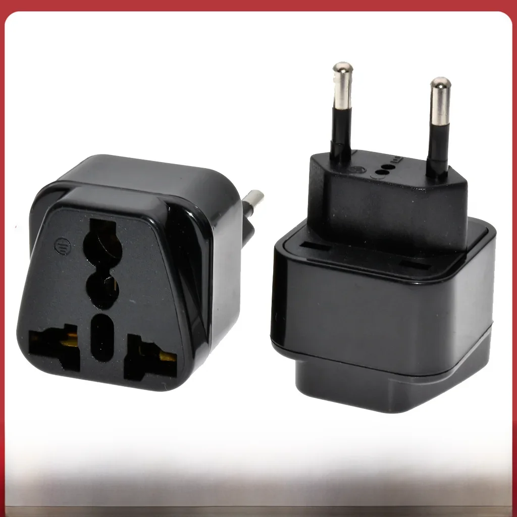 Adaptateur de prise universel à 2 broches rondes, converti EU/AU/US/UK vers le brésil, suisse, italie, prise de courant électrique, Charge murale de voyage