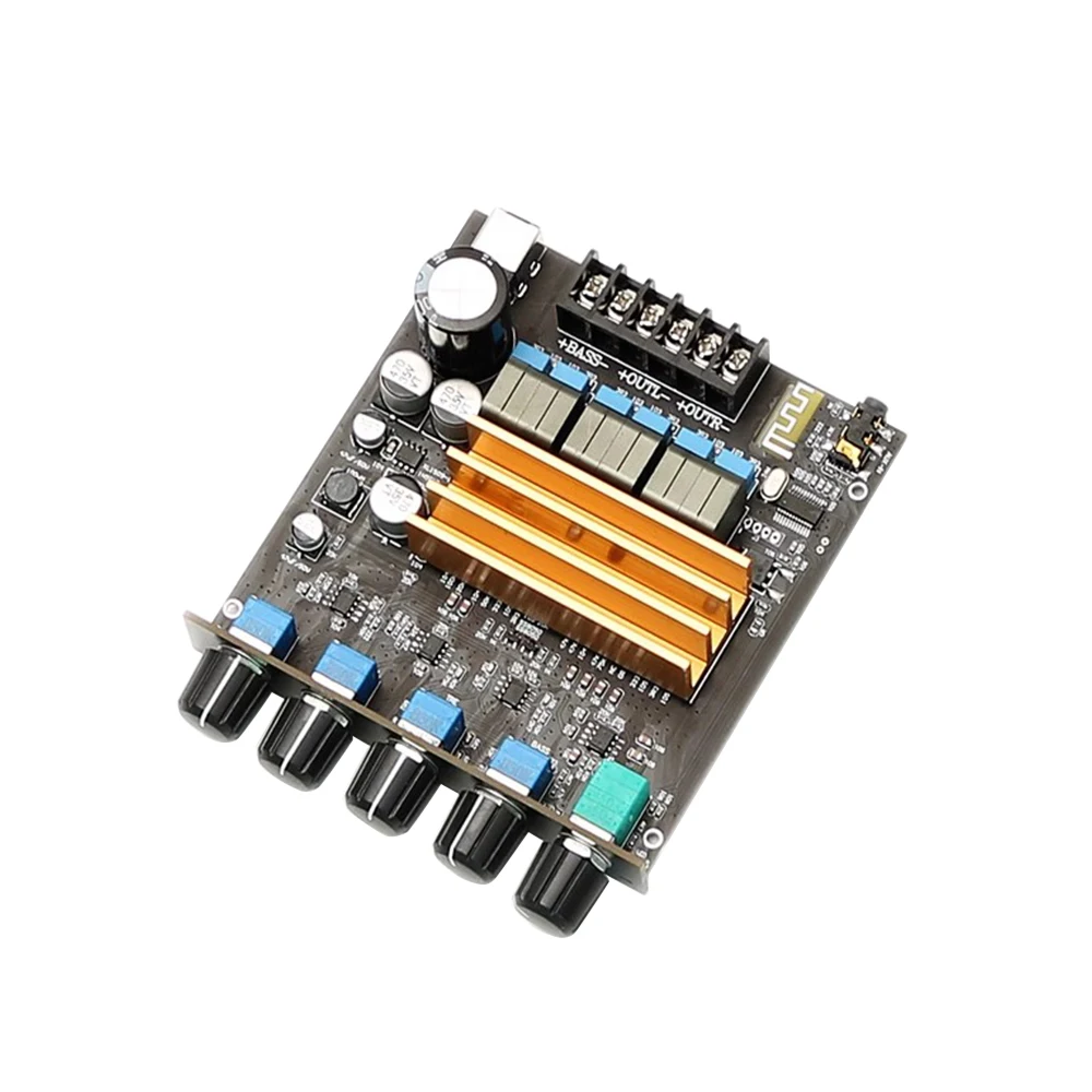 

AIYIMA TPA3255 Bluetooth Power Amplifier Board Class D 2.0 Sound Amplificador 300Wx2+600W AUX Subwoofer Amp Board Active Speaker