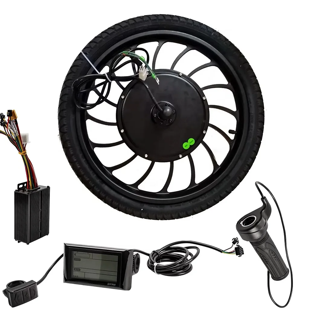 20 بوصة محرك سكوتر كهربائي 48 فولت 60 فولت 1000 واط 1500 واط مناسبة للدراجات الكهربائية العربات وعربات الذهاب