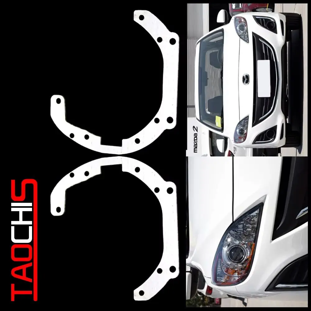 

Монтажная рамка адаптера фар TAOCHIS для Mazda 3 Hella 3 5, крепление объектива проектора