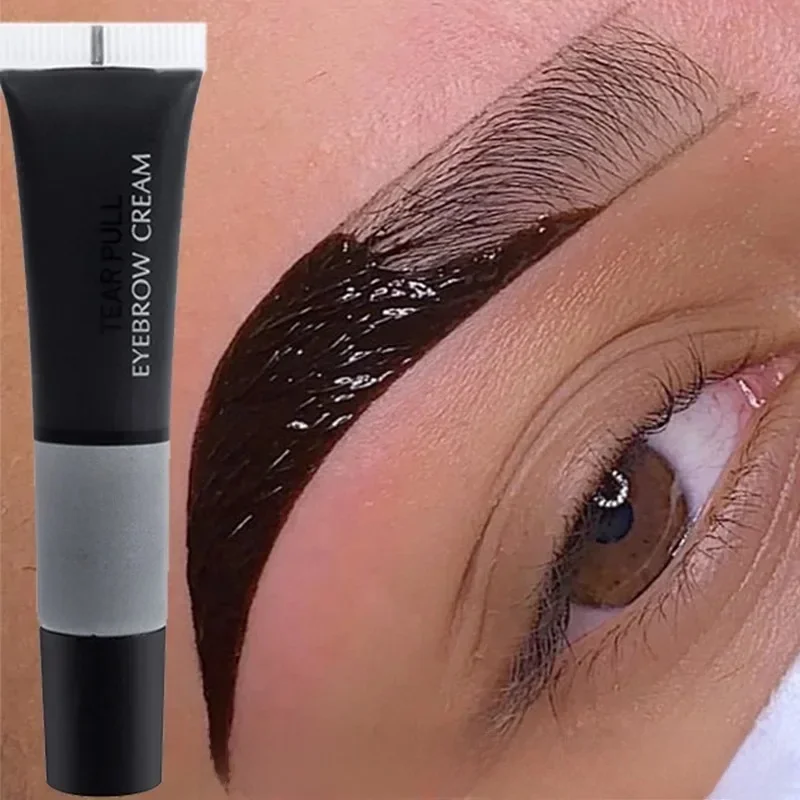 Eyeblogggel imperméable à l'eau et à décoller, semi-continu, 256 sourcils, embaude tatouage, crème de maquillage