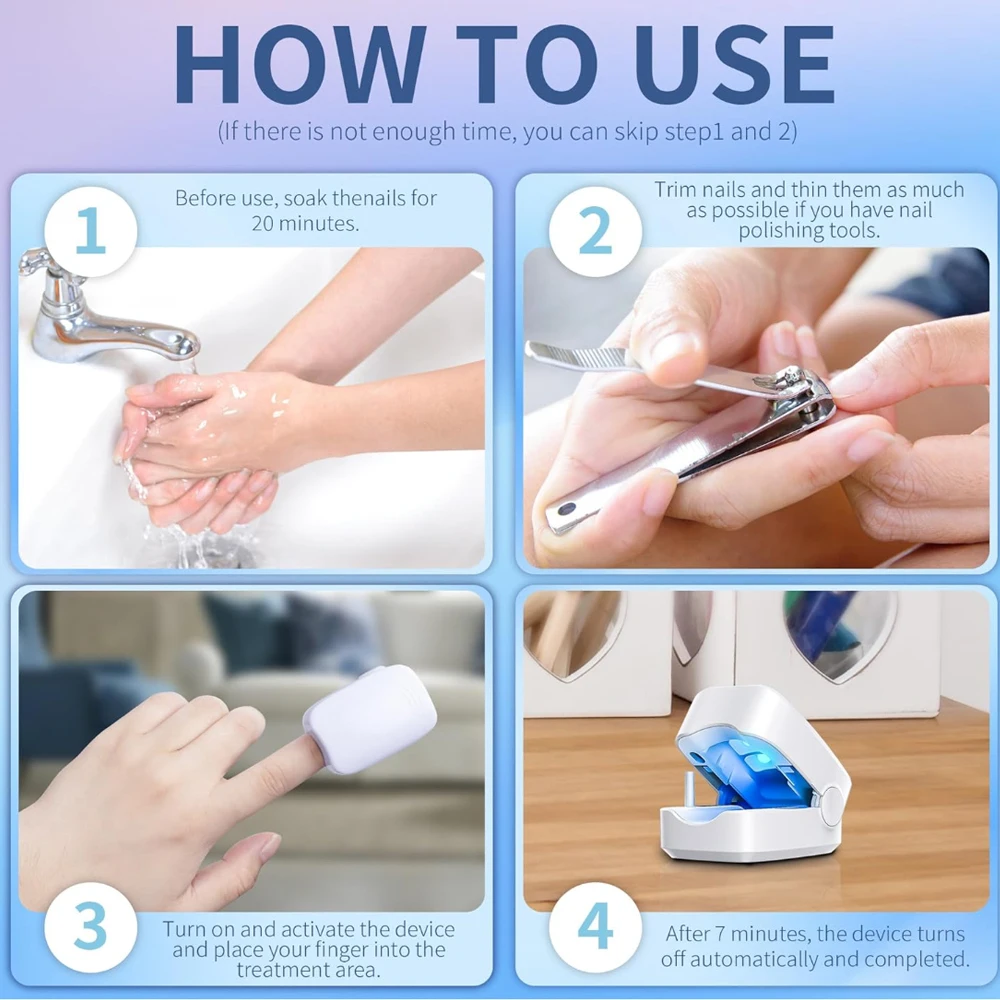 Nail Fungus Laser Treatment Device Fingernail Fungus Treat Onychomycosis Therapy Effectively Remove Onychomycosis Grow Toe Nail