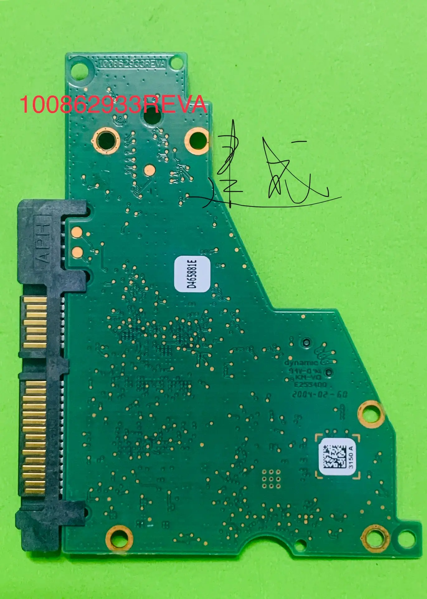 Seagate-disco duro de 100862933 pulgadas, 3,5 REV A 3150A HDD, recuperación de datos