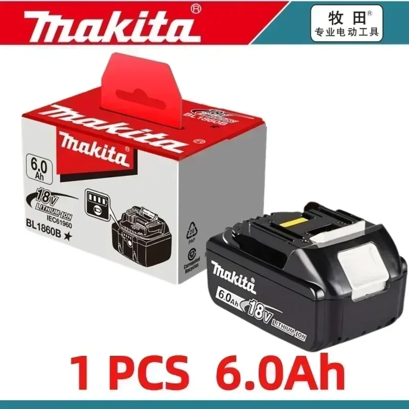 100% Original 18V Makita 6Ah Makita Akku BL1840 BL1830B BL1850B BL1850 BL1860 BL1815 Ersatz-Lithium-Akku