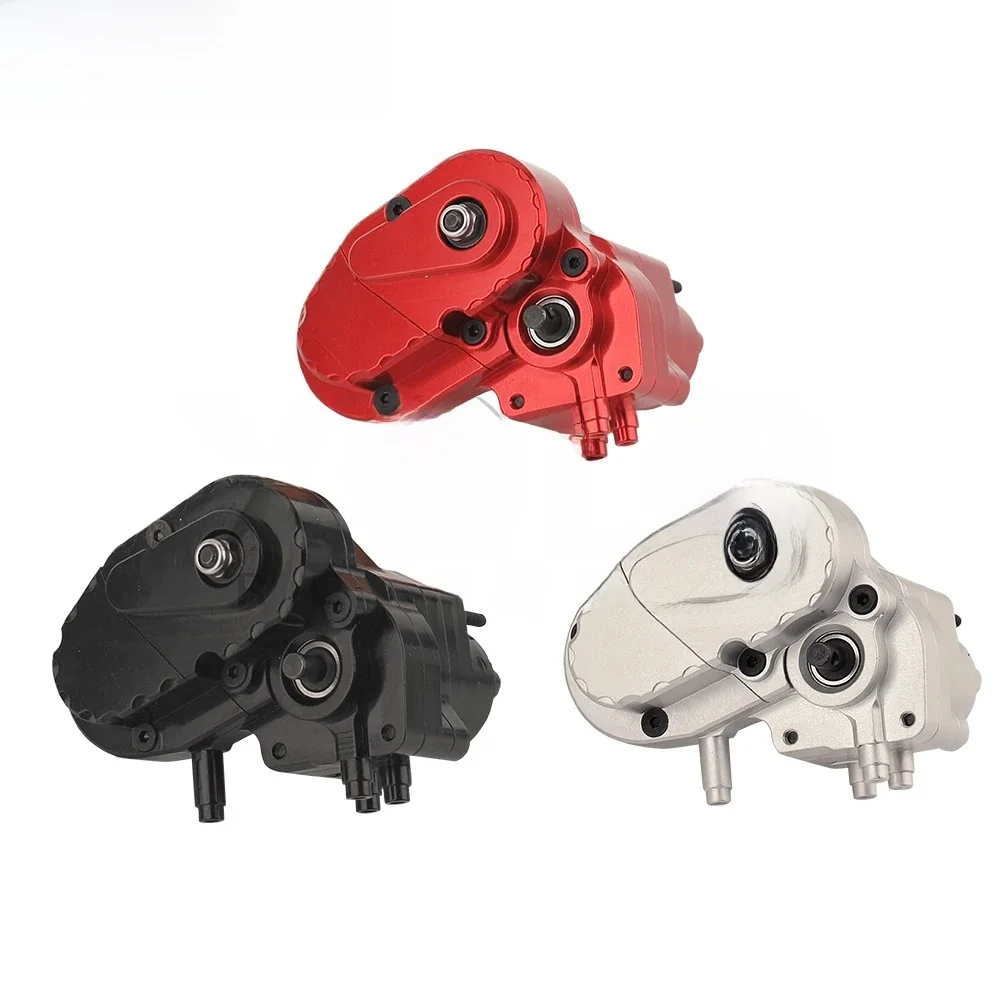 Cnc komplettes getriebe graben getriebe graben getriebe für 1/10 rc crawler axial scx10 ii axi03004 capra 1,9 utb upgrade teile