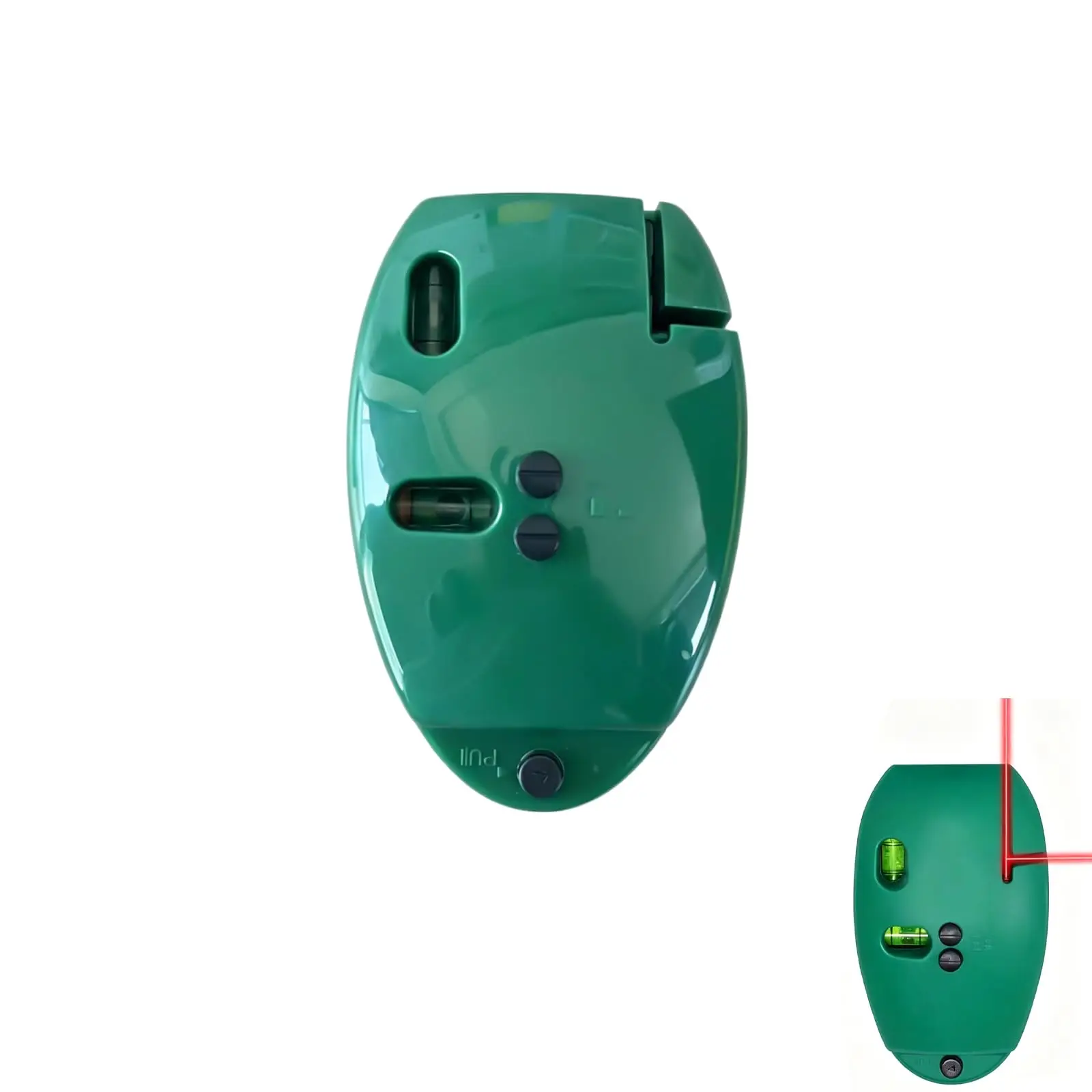 Portable 90° Laser Right Angle Level Mouse Shaped Infrared Line Marker Built-in Bubble Spirit Level Vertical Horizontal Laser Marking Tool For Tiling Cabinet Installation Wood Working