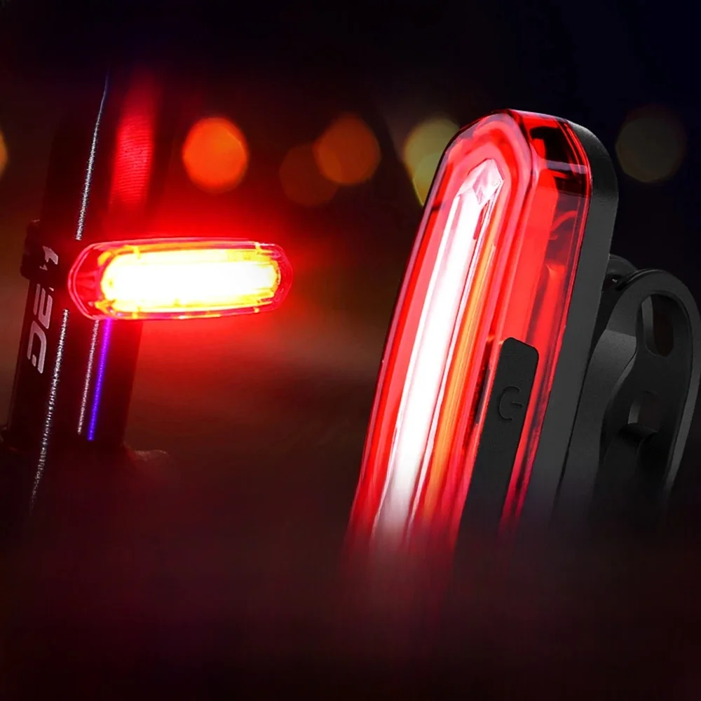 AliExpress cycle zone Mountain Bike Usb Rechargeable Cob Tail Light Night Riding Warning Light Cycling Led Rear Tail Wolf Star
