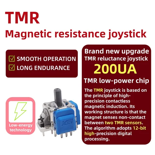 Imagen 2 del producto Joystick electromagnético K-SILVER Anti-Drift TMR para PS4, Xbox Series, reparación de controlador Switch Pro PS5, 2 uds.
