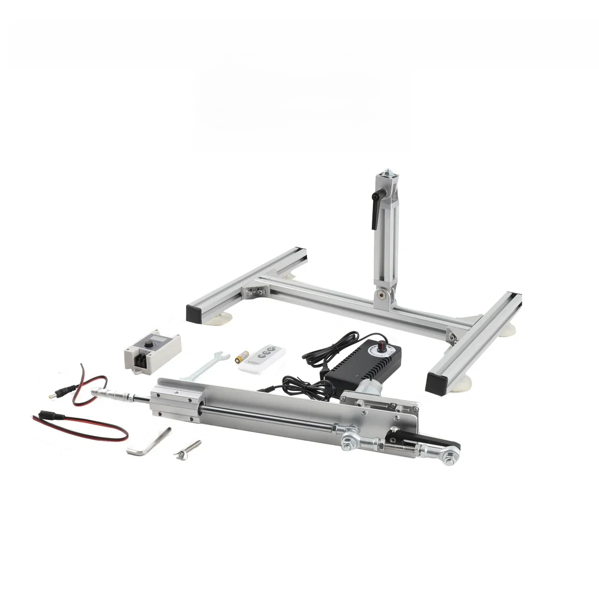 Supports d'actionneur linéaire à monter soi-même, support en alliage d'aluminium avec ventouse, Angle réglable, moteur alternatif linéaire, grande taille