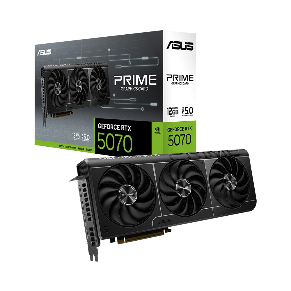 [تاجر التجزئة الرسمي Asus] Asus Prime Geforce Rtx 5070 D7 12Gb Daewon (الموزع)