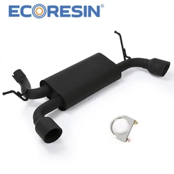 For Wrangler Jeep 2007-2017 JK  4*4 Jeep Exhaust Pipe Muffler System Matte  Black  Auto Parts Accessories  Sahare Rubicon