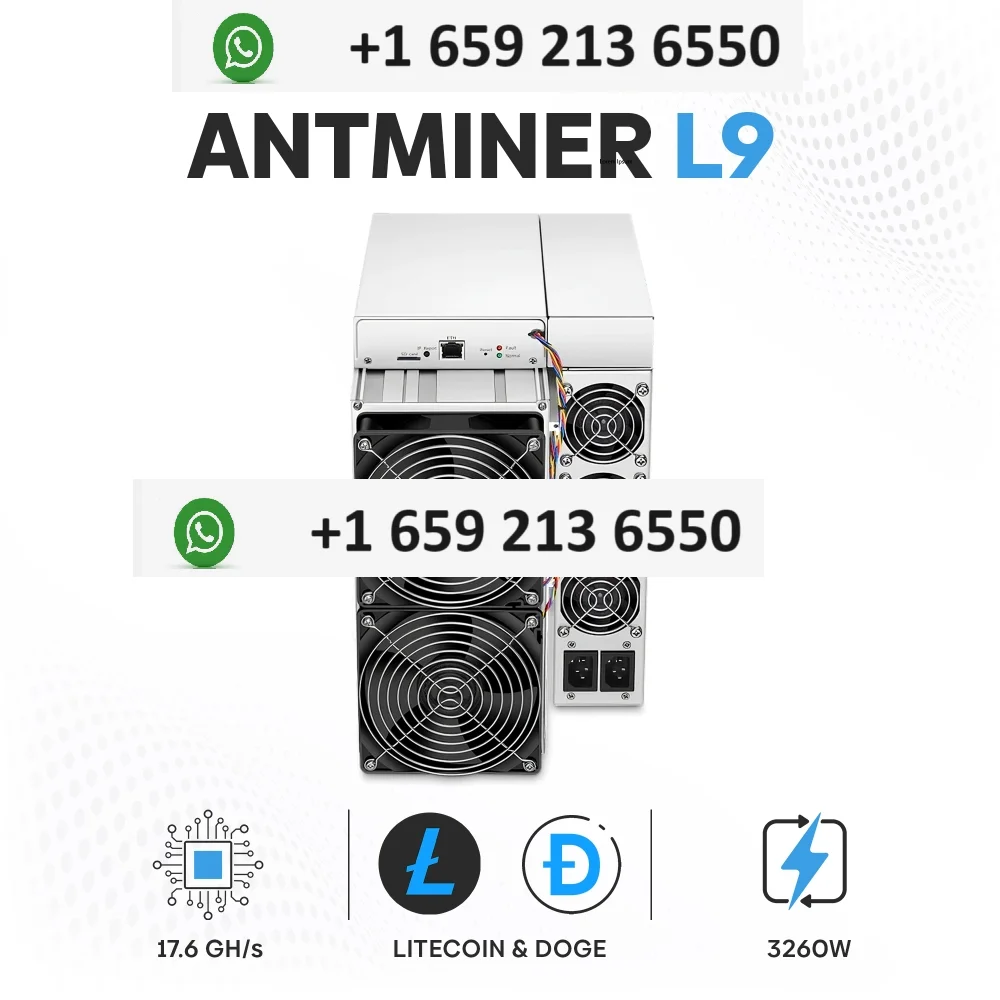 MOST PROFITABLE IN THE MARKET NEW Bitmain Antminer L9 (17Gh) Scrypt (DOGE/LTC) Miner