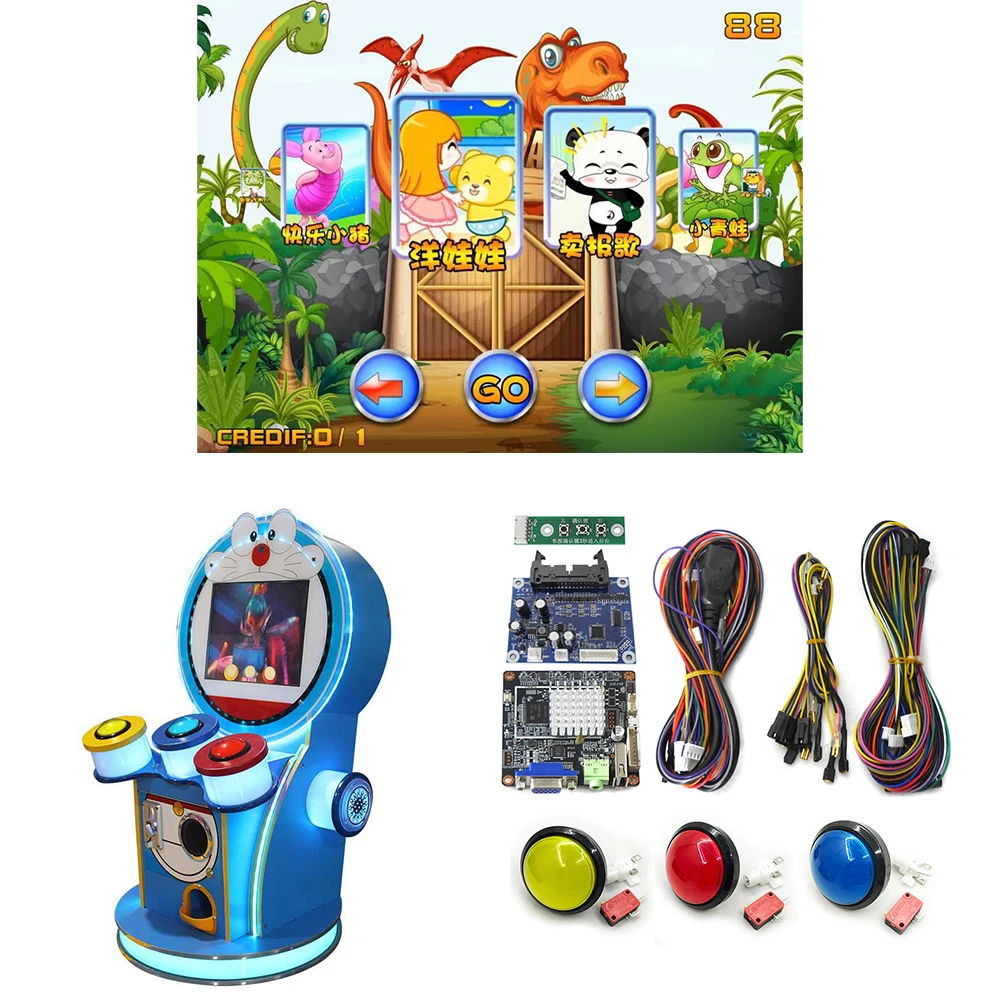 Super Musician Drummer Hitting Buttons Video Game Kit Children's Game DIY Arcade New Version  Motherboard Accessories