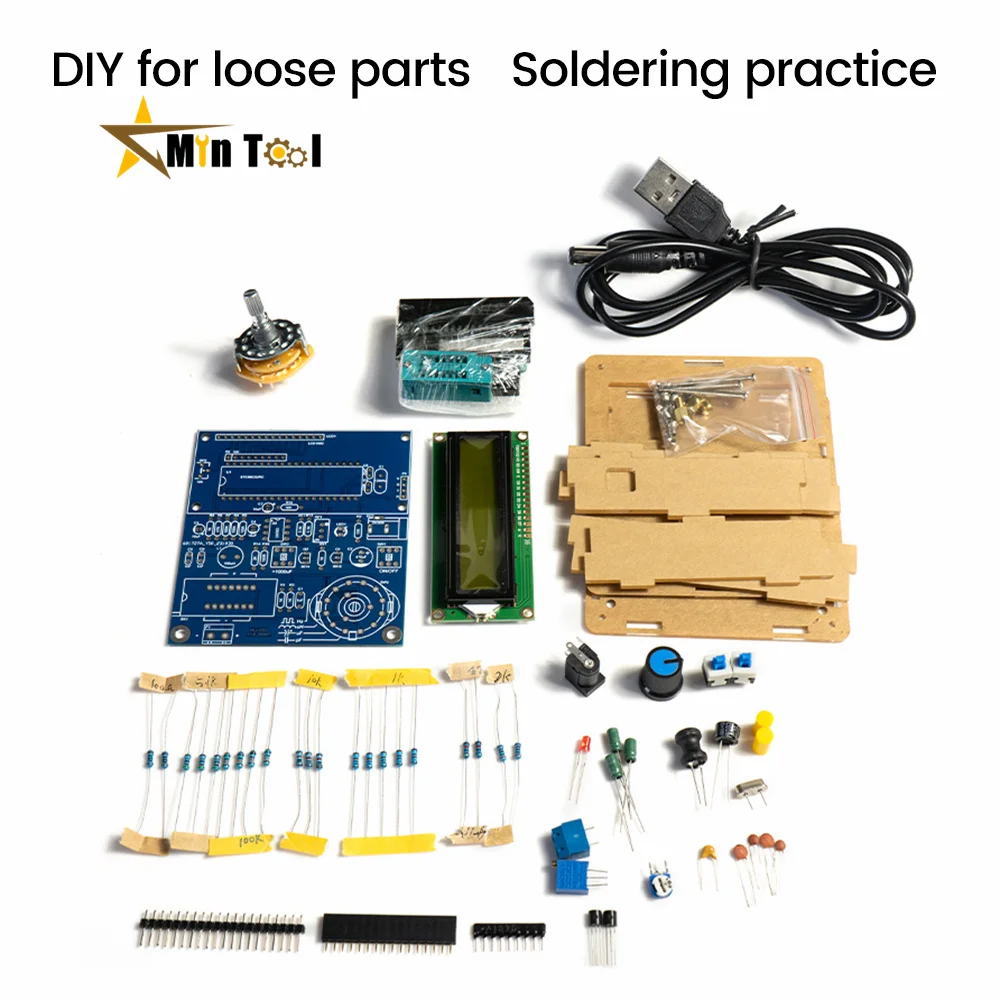 Transistor Tester Kit DIY Welding Circuit Board for Electronic Measurement of Resistance-capacitance Triode Tester Tool