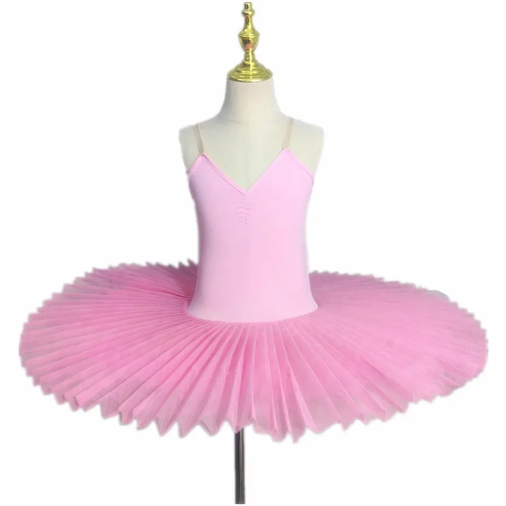 Roze Ballet Dans Tutu Rok Zwanenmeer Ballet Jurk Kinderen Prestaties Kostuum Kinderen Buik Kleding Stadium Professioneel - afbeelding 2