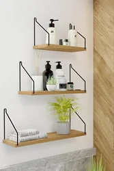 Estantería de pared con diseño de madera para el hogar, Juego de 3 estantes y niveles de espíritu para habitación, cocina, libro de cosméticos, organizador de decoración del hogar