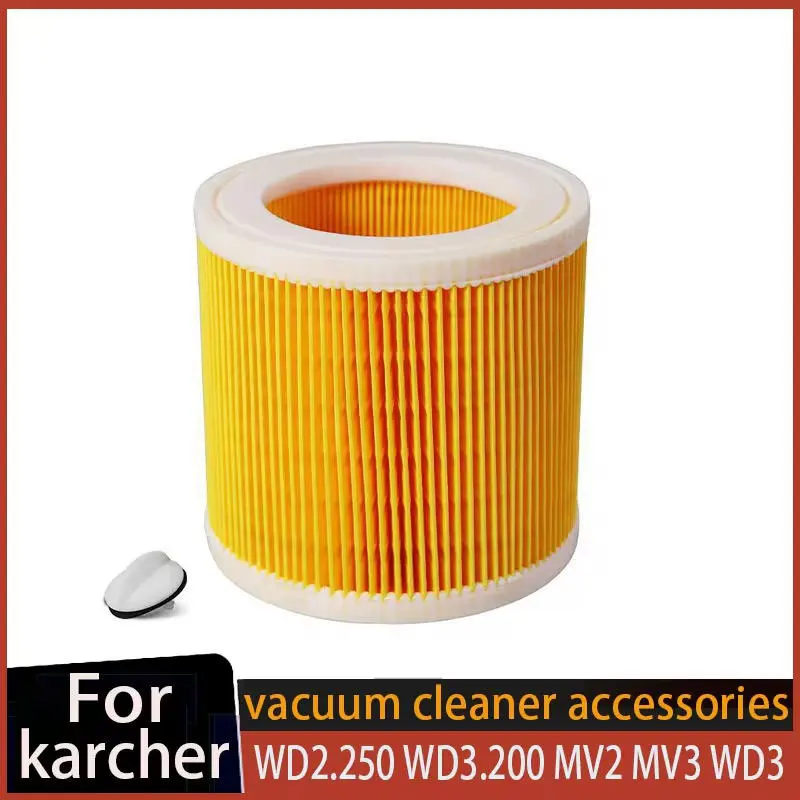 Filtro HEPA per Karcher WD2250 WD3.200 MV2 MV3 WD3 WD2 aspirapolvere parti accessori filtri sacchetti per la polvere