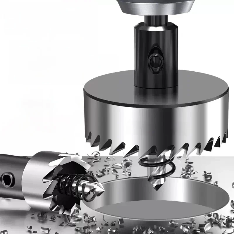 HSS-Lochsäge, 16–100 mm, Kobalt-Hochgeschwindigkeitsstahl, M35-Edelstahl-Werkzeugset für Metall, Edelstahl, Bohren, Metallbearbeitung