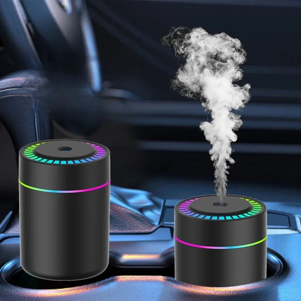 Mini humidificateur d'air électrique USB 180ML, diffuseur d'arôme, purificateur d'huile essentielle, brumisateur d'aromathérapie, lumières pour voiture, maison, chambre à coucher