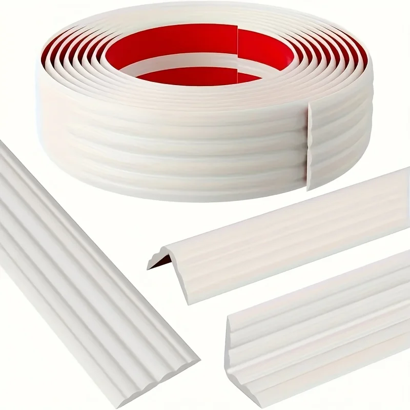 

Self-Adhesive Pvc Corner Protection Strip, Flexible Plastic Edge Protection, Can Be Peeled and Fitted, No Collision Decoration