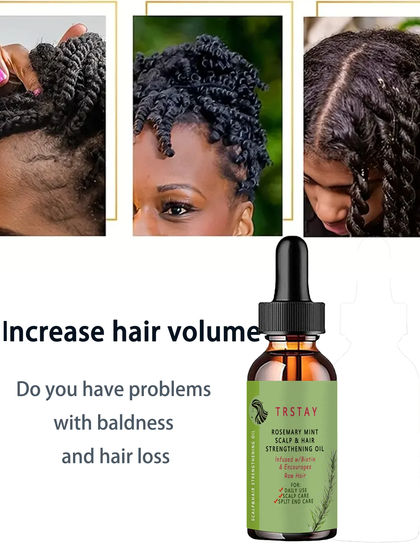 Staying Up Late Without Losing Hair Anti Shedding Essential Oil Improves Blood Circulation Nourishes Thick Hair For Strong Healt - Image 5
