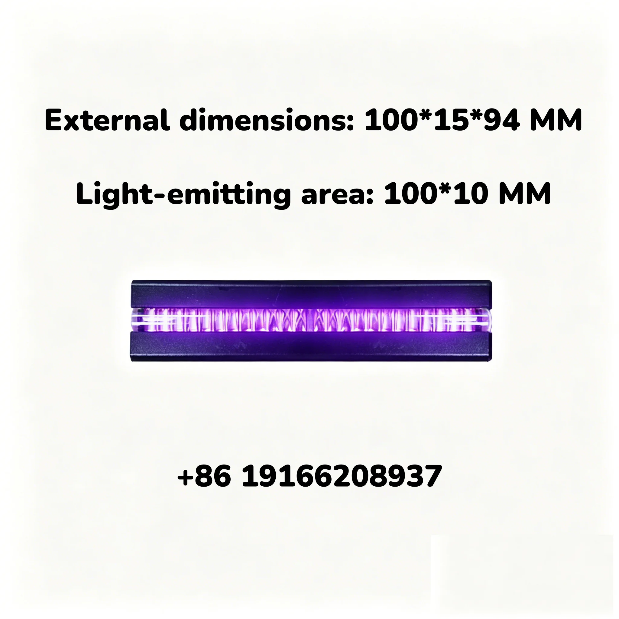 LED UV Curing Lamp for ONE PASS Full Color UV Digital Lunchbox Printer Variable Data UV Inkjet Printer and PCB Green Oil Drying