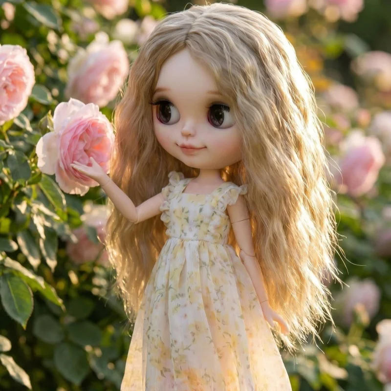 JD706 All Sizes For Long Curly Doll Wig Soft Synthetic Mohair YOSD MSD SD Blythes Hair Wholesale BJD Wigs Doll Accessories