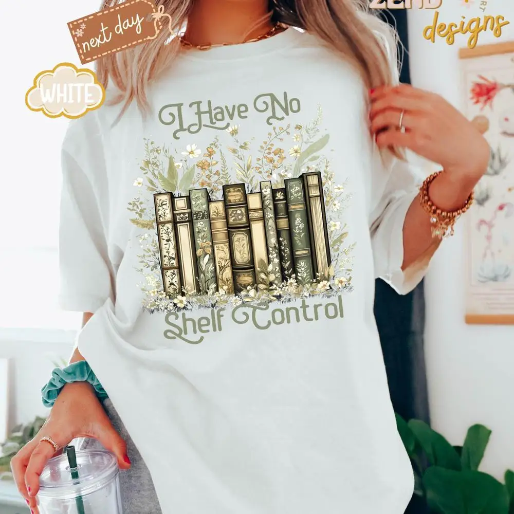 تي شيرت نسائي قطني ليس لدي قميص تحكم في الرف قميص قراءة المعلم مطبوع جرافيك تي شيرت بأكمام قصيرة قطع علوية قصيرة