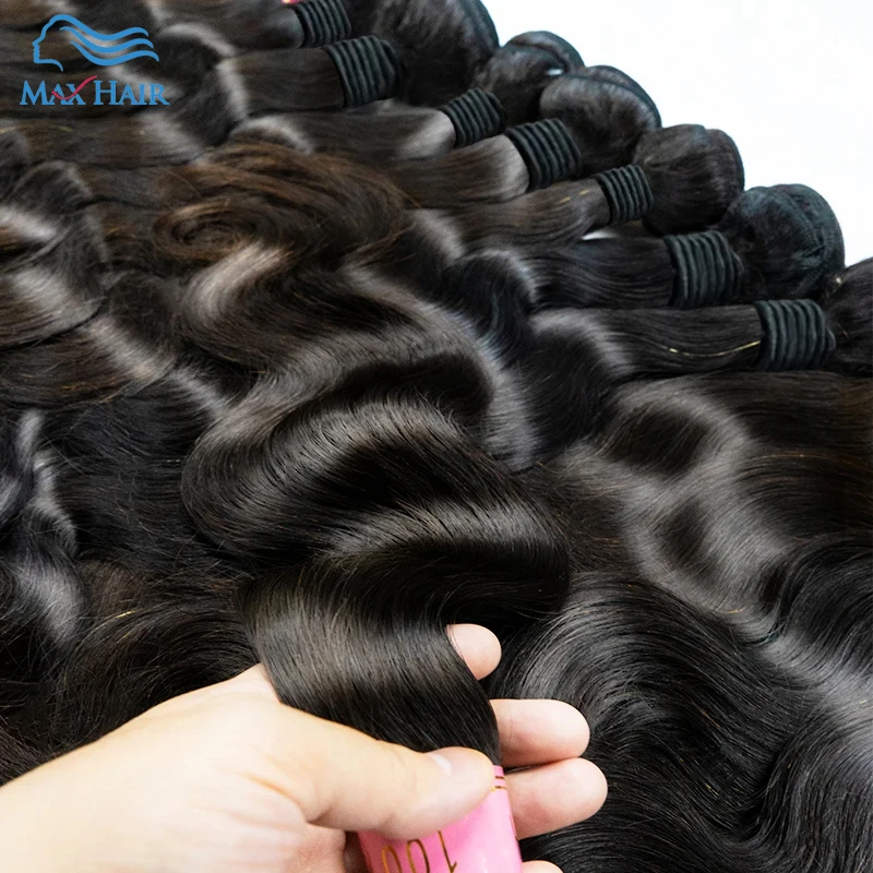 Maxhair Raw Virgin Body Wave Human Hair 10