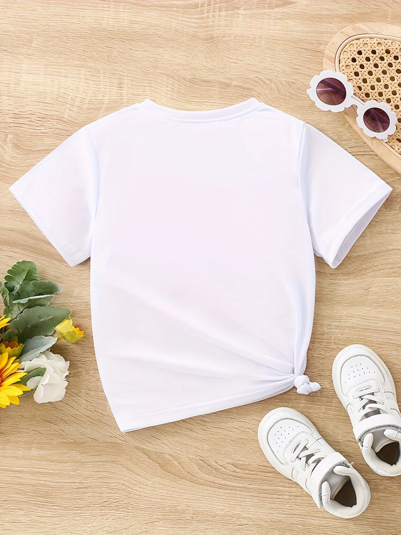 High Quality Baby Girl Paris the Eiffel Tower Print 100% Cotton T-Shirt Short Sleeve Casual Top Floral Pullover Baby Clothes