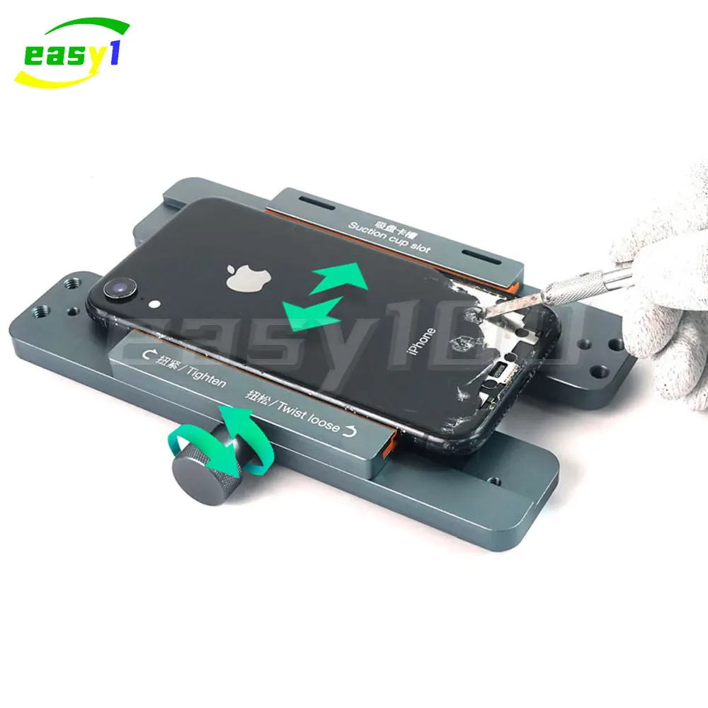 RELIFE RL-601S MINI 3 in 1 Multi-function Dismantling Screen & Pressure Holding Fixture Mobile Phone Back Removal Tool