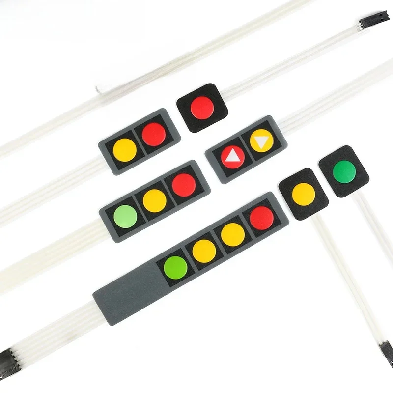 10 szt./1 szt. 1 2 3 4 Przyciskowy Przełącznik Membranowy Matryca Klawiatura Panel Sterowania Zestaw DIY Do Arduino — zdjęcie 2