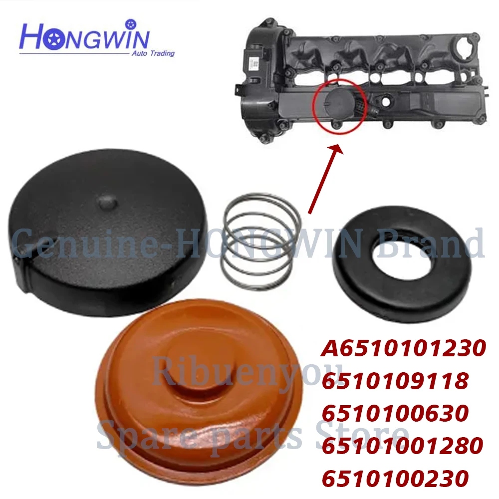 A6510101230 6510101230 Valve Cover Membrane Diaphragm Kit For Mercedes Benz C E S Vito Viano A6510109203 6510109203 A6510108804